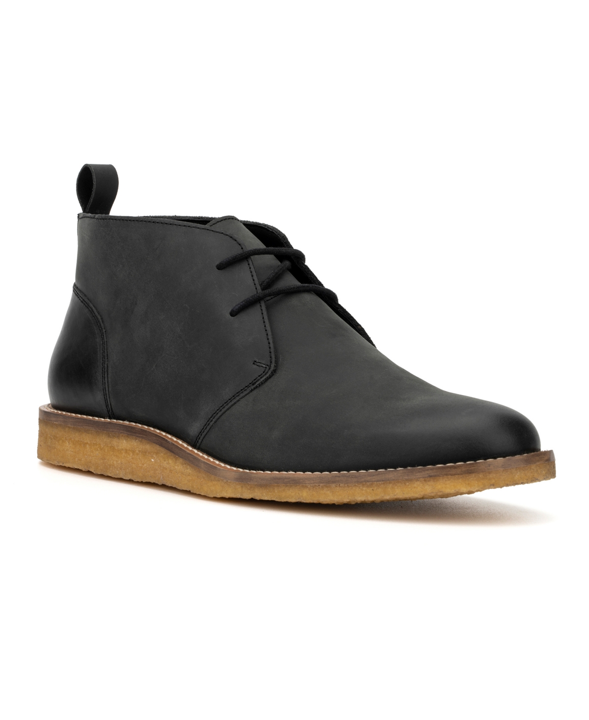 Men's Deegan Leather Chukka Boots - Black