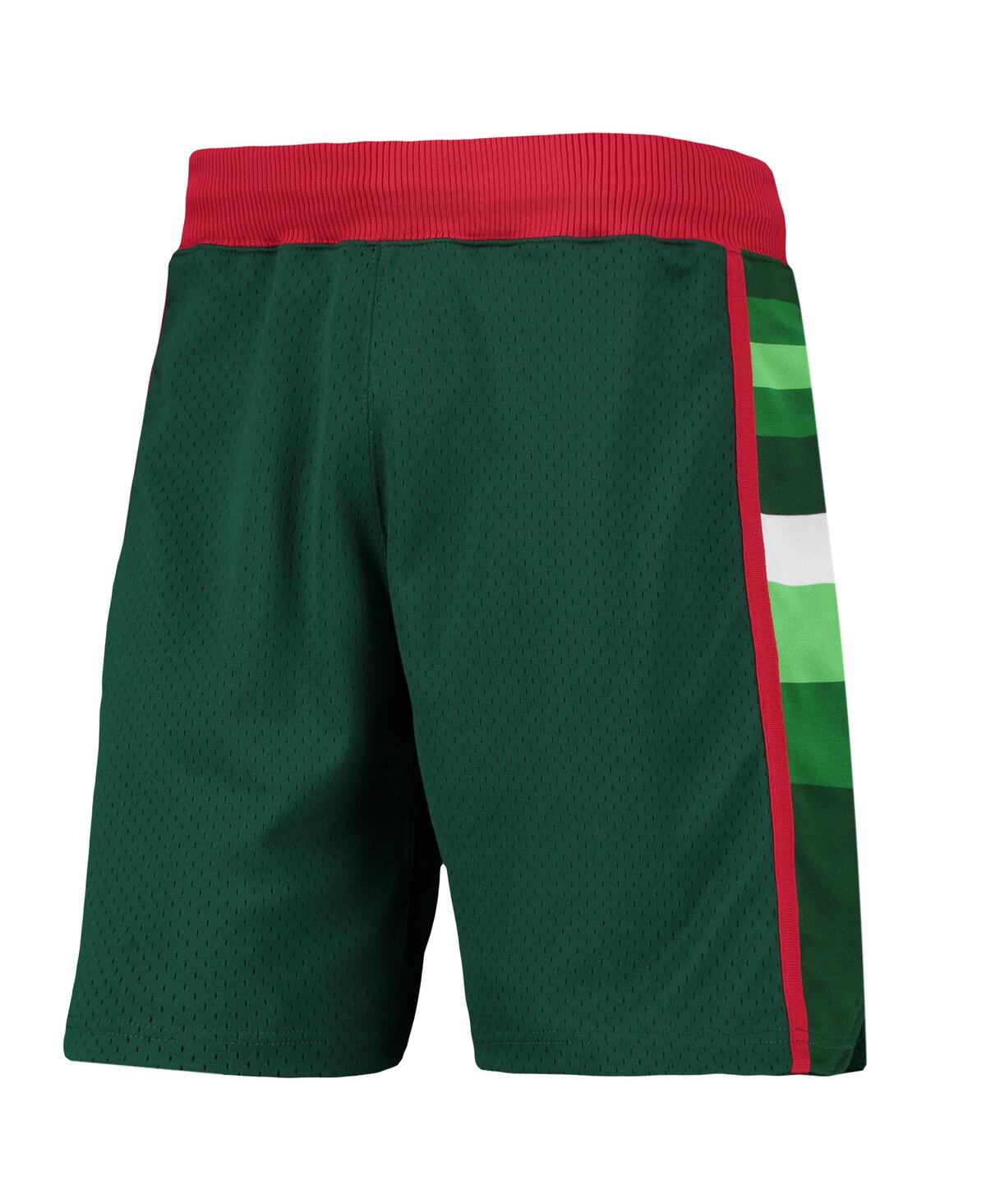 Mitchell & Ness Milwaukee Bucks 83-84 Authentic Road Shorts In Green
