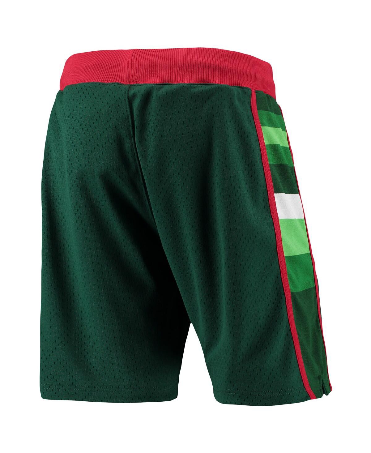 Mitchell & Ness Milwaukee Bucks 83-84 Authentic Road Shorts In Green