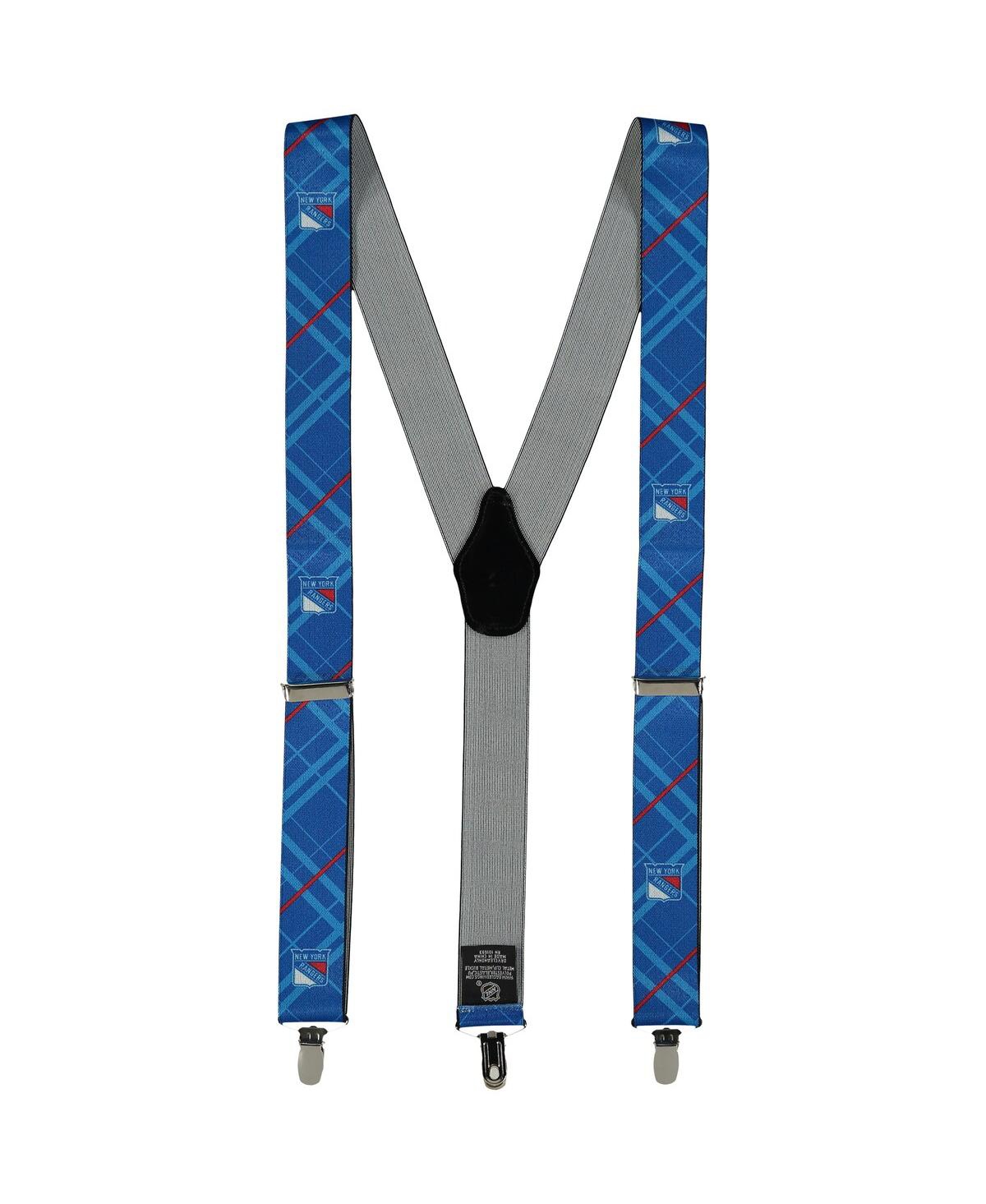 Men's Blue New York Rangers Suspenders - Blue