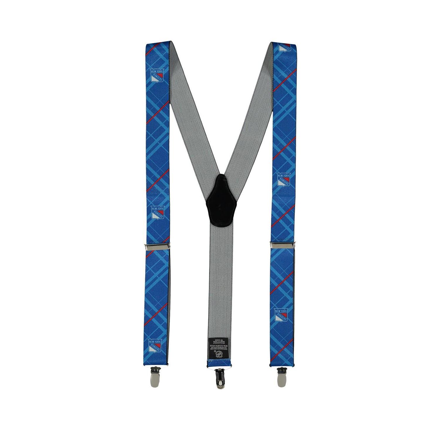 Men's Blue New York Rangers Suspenders