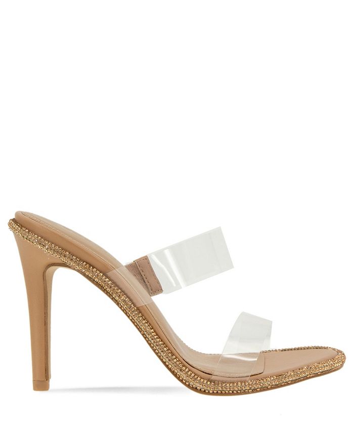 BCBGeneration Women's Glam Heeled Sandal - Braided Mule With 2.2" Block Heel & Memory Foam Cushioning 2 thumbnail image