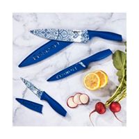 Deals on Cuisinart 6-Pc. Printed Chef Knife & Sheaths Set