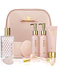 10-Pc. Luxury Enchanted Rose Home Spa Gift Set