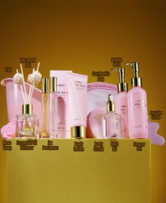 19-Pc. Pink Rose Relaxing Luxury Spa Gift Set