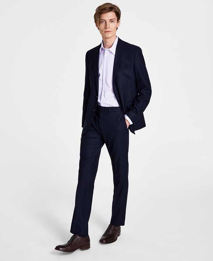 Kenneth Cole Reaction Men's Ready Flex Slim-Fit Suit - Macy's