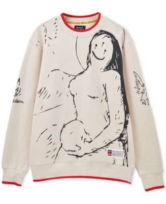 Sweatshirt GXFR Pray For Paris Isaac Pelayo - Taille L Bleu Royal, Neuf Sans étiquette, Print Graphique