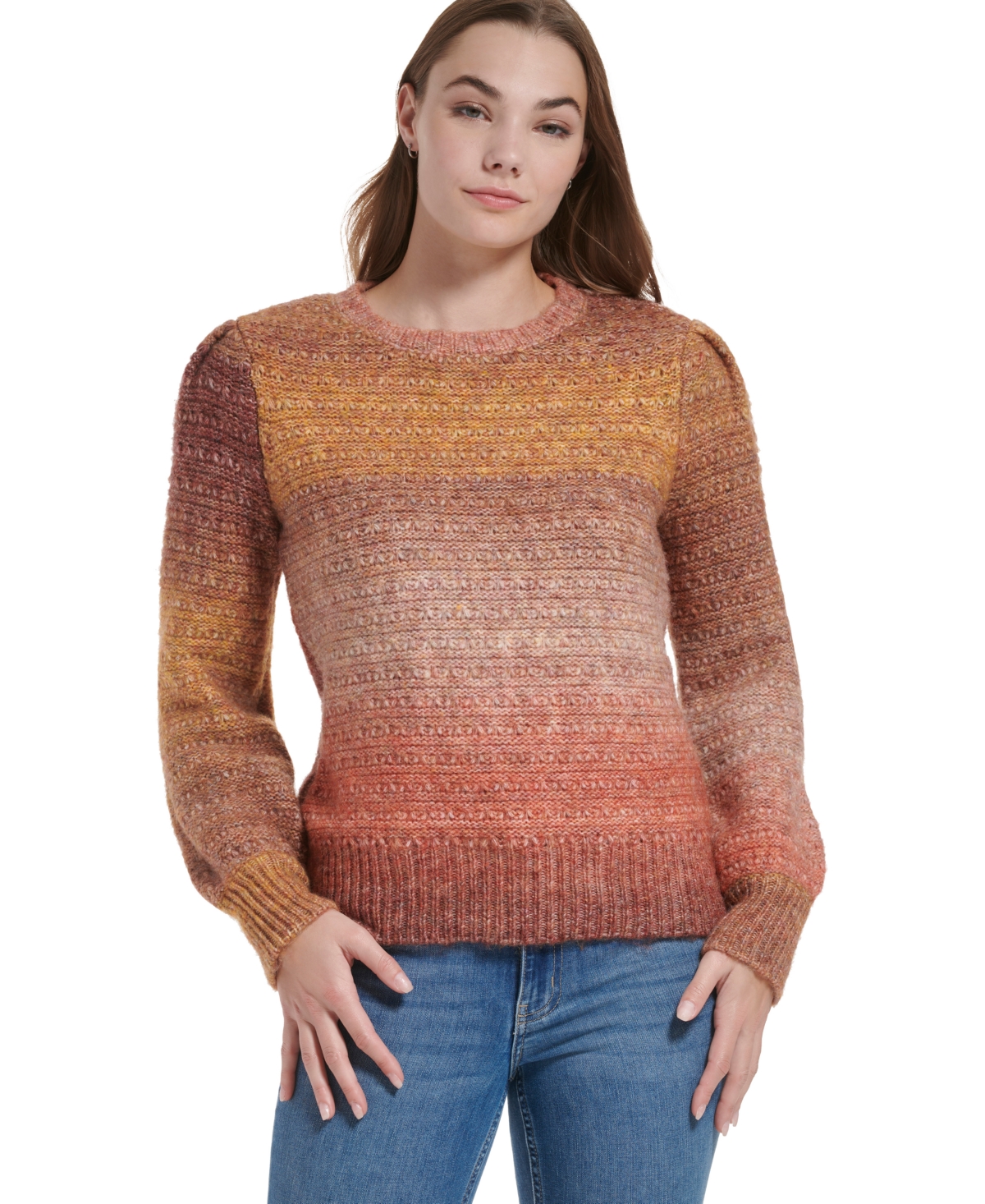 Calvin Klein Women's Space Dye Ombre Sweater