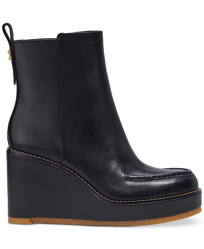 COACH Women's Brady Platform Wedge Booties Macy's
