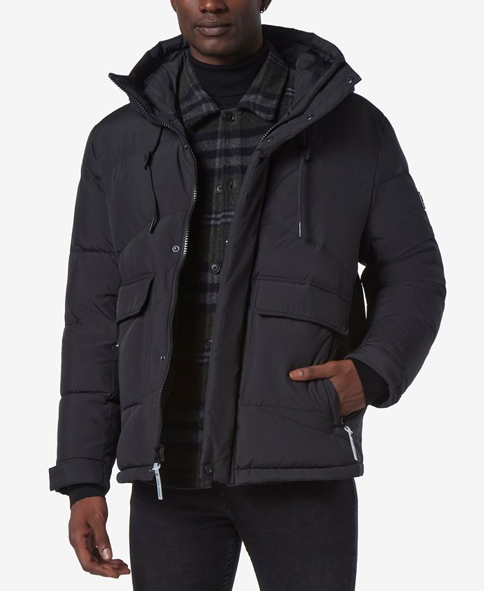 Marc New York Men's Ingram Chevron Quilted Down Puffer Jacket - Macy's