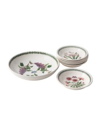 Botanic Garden Pasta Bowl Set, 7 Piece - Macy's