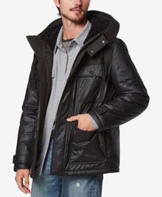Men's Harrigan Resin & Faux Wool Combo Parka