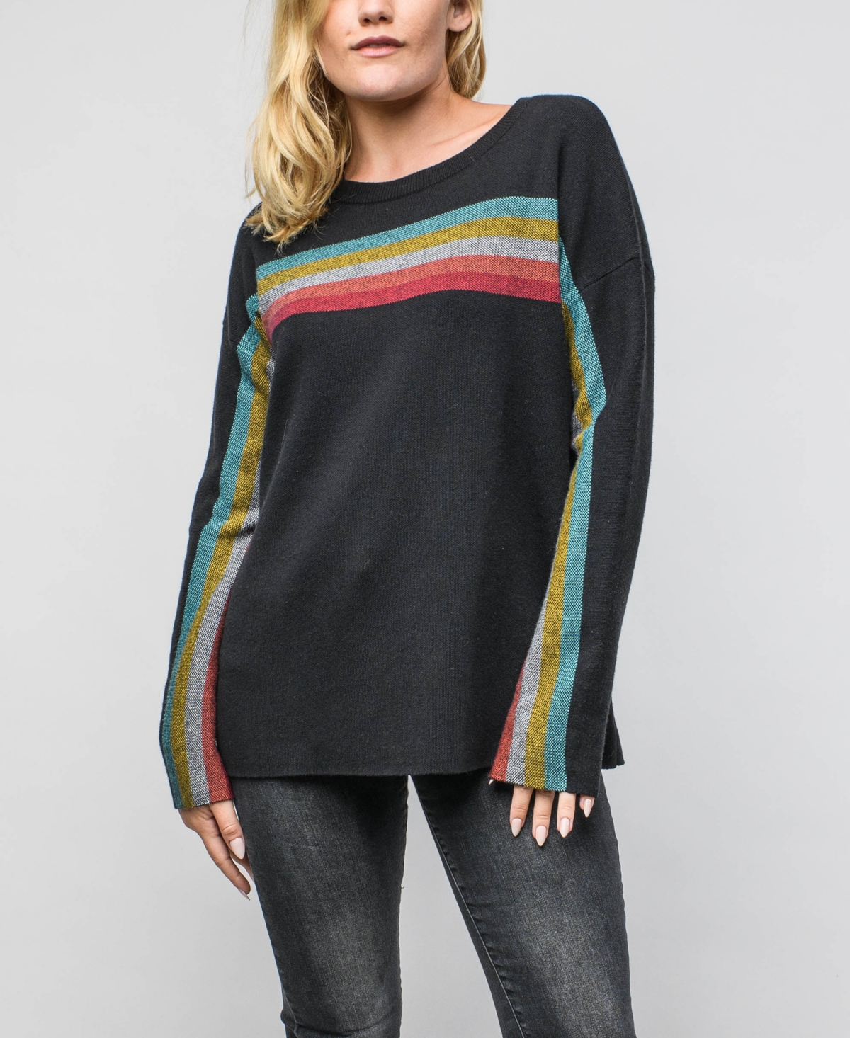 Fever Women's Reneu Earth 5 Clear Stripe Sweater
