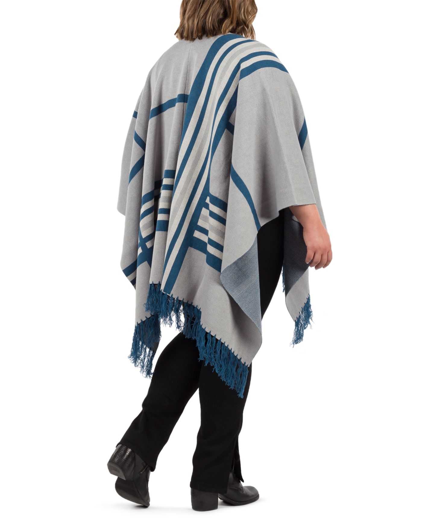 Женские аксессуары Patricia Nash Striped Shawl, цвет: Каменный серый — фото 5