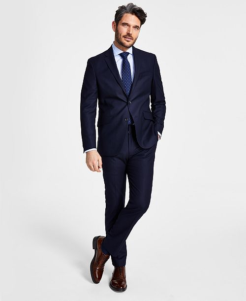 alfani Kenneth Cole Reaction Men's Techni-Cole Slim-Fit Suit Separate Men's Fashion & Accessories