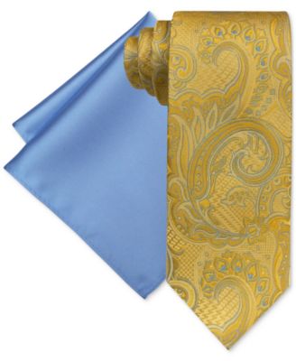 Steve Harvey - Men's Paisley Tie & Pocket Square Set