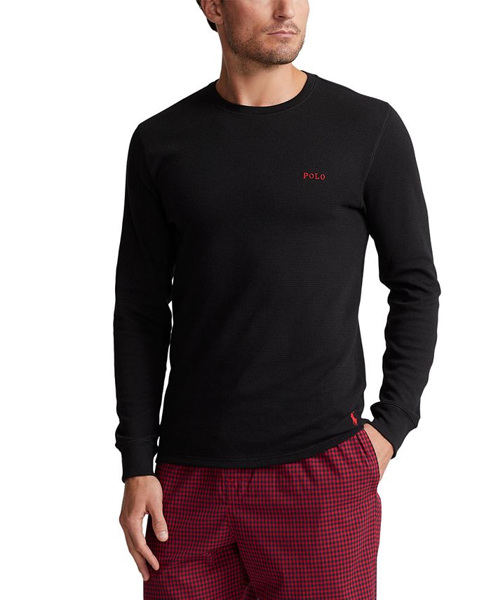 Polo Ralph Lauren Men's Big & Tall Waffle Knit Thermal Pajama Shirt &  Reviews - Pajamas & Robes - Men - Macy's