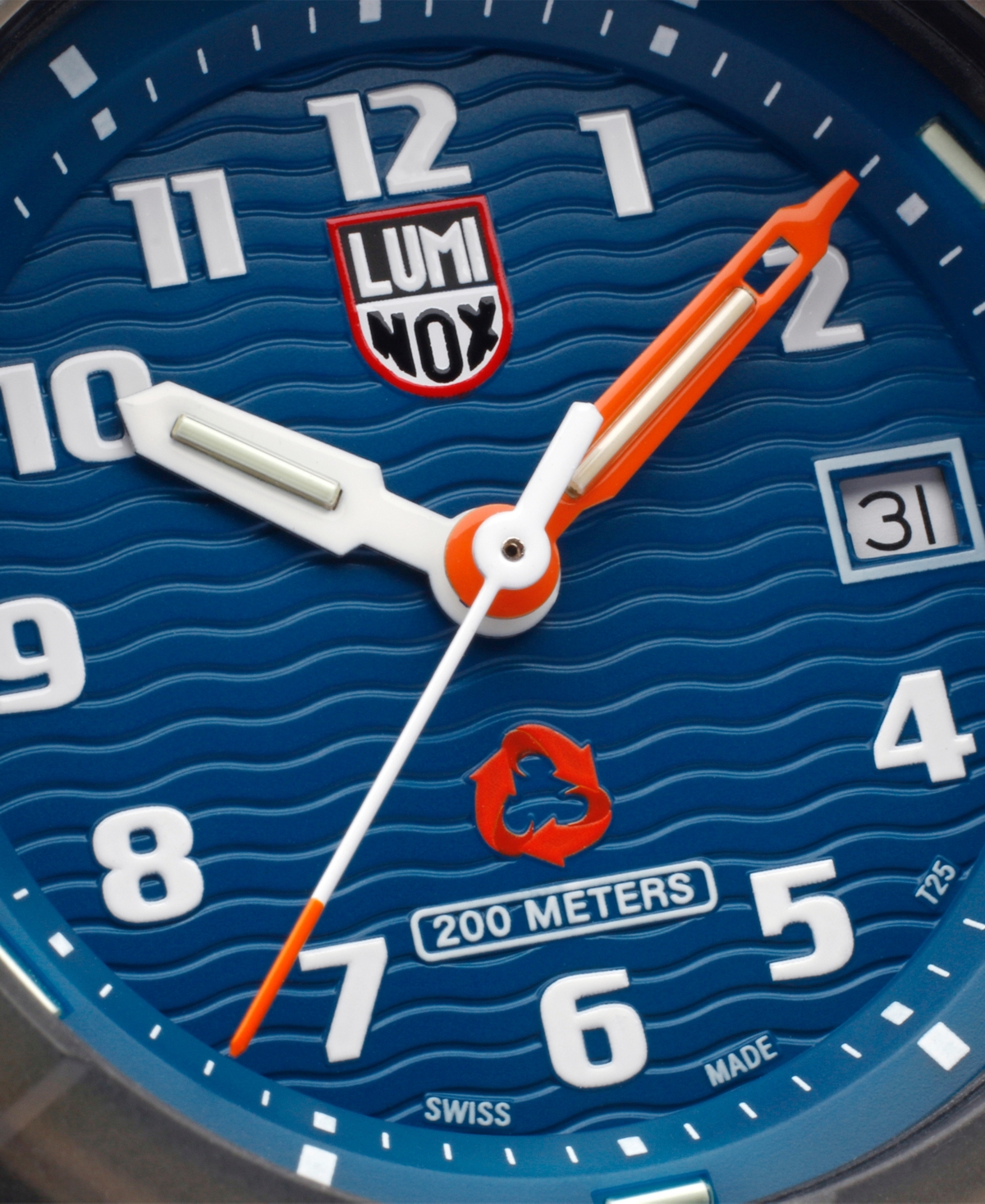 Shop Luminox Men's Swiss Eco Series Blue Pet Strap Watch 46mm In No Color