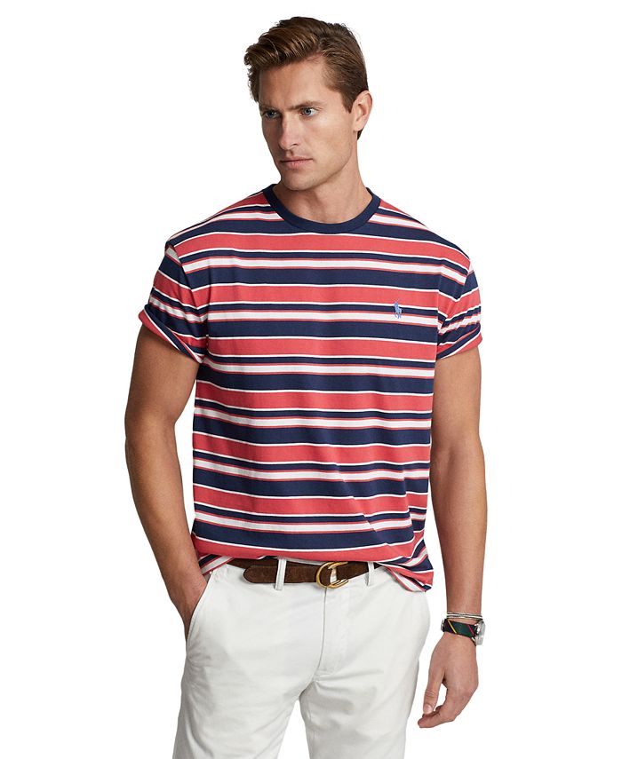 Polo Ralph Lauren Mens Classic Fit Jersey T Shirt Pink Size Large main image 0