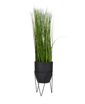Contemporary Tall Wheatgrass Artificial Plant, 21.4"