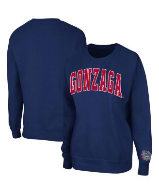 Colosseum Women's Navy Gonzaga Bulldogs Campanile Pullover Sweatshirt