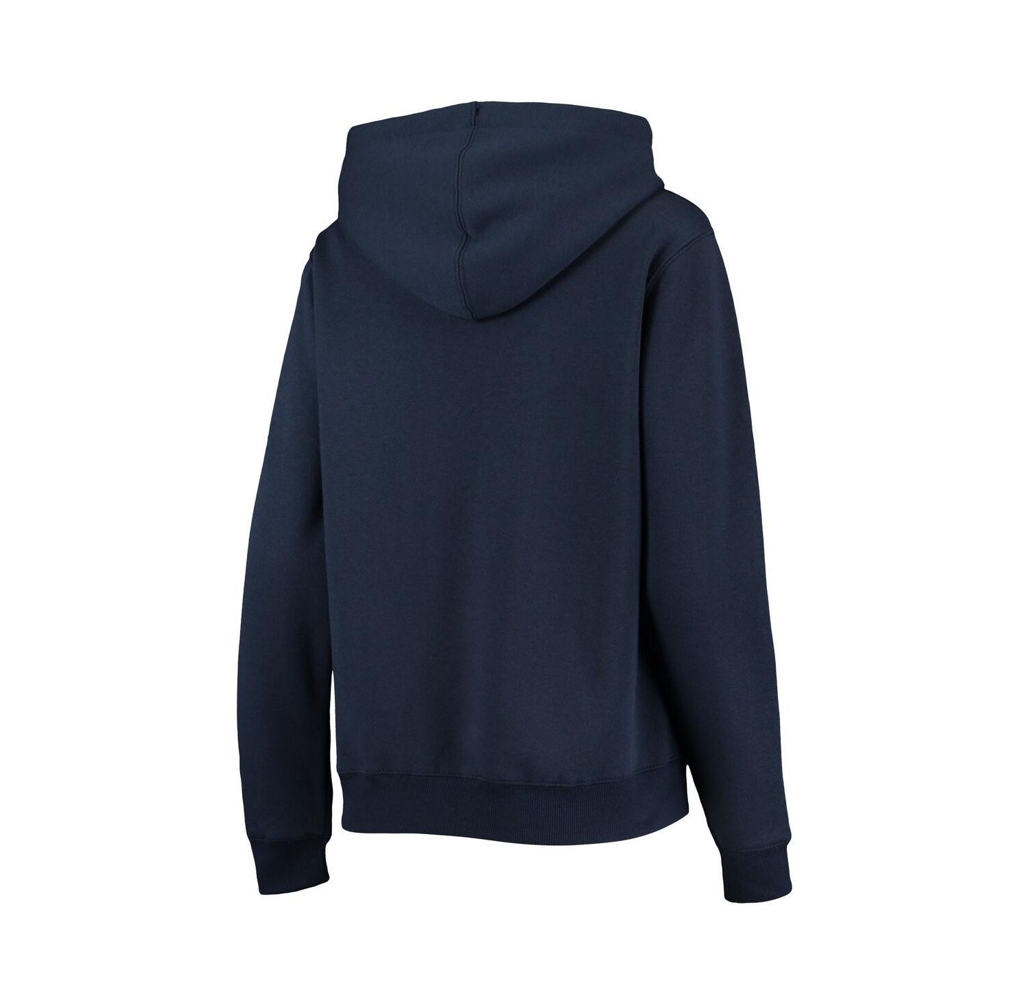 Women's Navy Michigan Wolverines Big Logo Team Pullover Hoodie