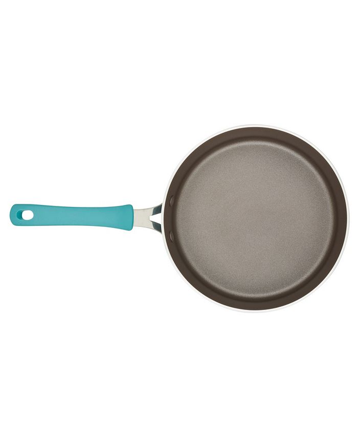 Rachael Ray Cook + Create Aluminum Nonstick Saute Pan with Lid, 3 Quart