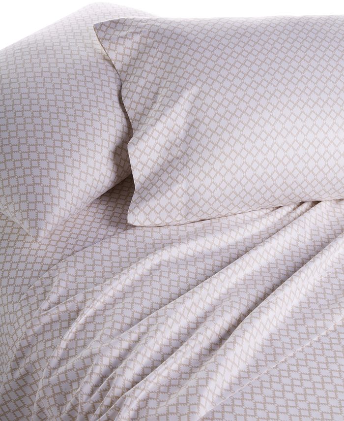 Charter Club Southwest Geometric Cotton 550Thread Count 4Pc. Twin