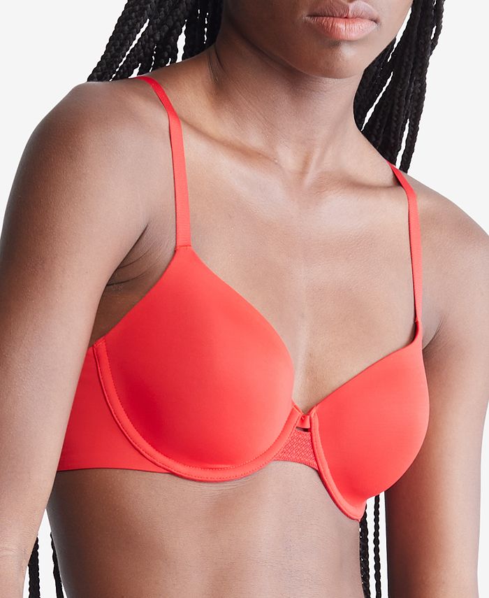 Calvin Klein Women's Perfectly Fit Flex Lightly Lined Perfect Coverage  T-Shirt Bra, Dove, 40B : Clothing, Shoes & Jewelry 