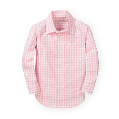 Hope and Henry Boys' Poplin Button Down Shirt, Kids