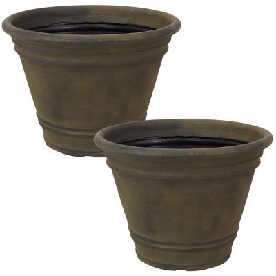 Indoor/Outdoor Patio, Garden, or Porch Weather-Resistant Franklin Flower Pot Planter - 20"