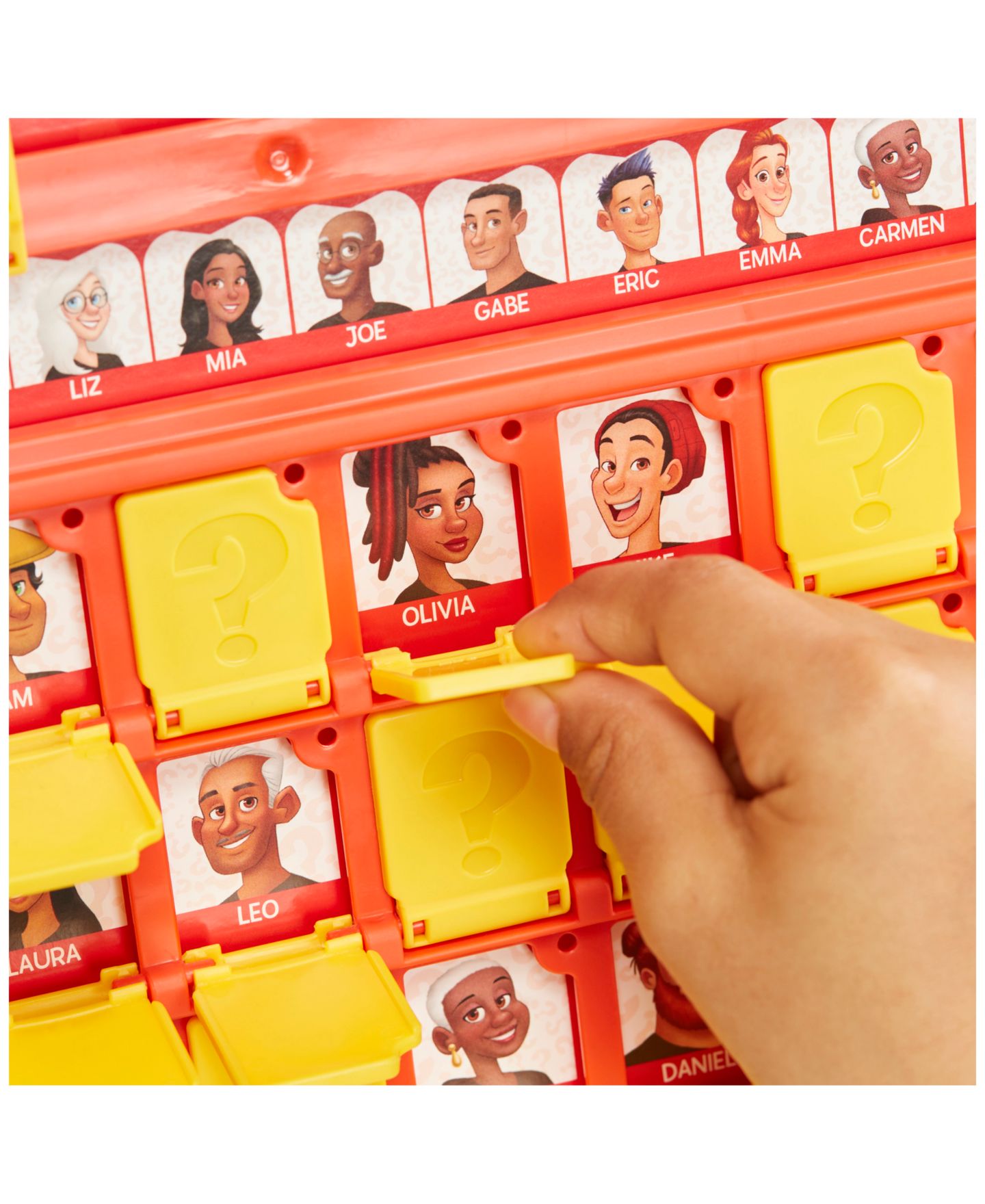 Детская настольная игра Hasbro Gaming Guess Who Classic 2-Player Board Game, Ages 6+ — фото 2
