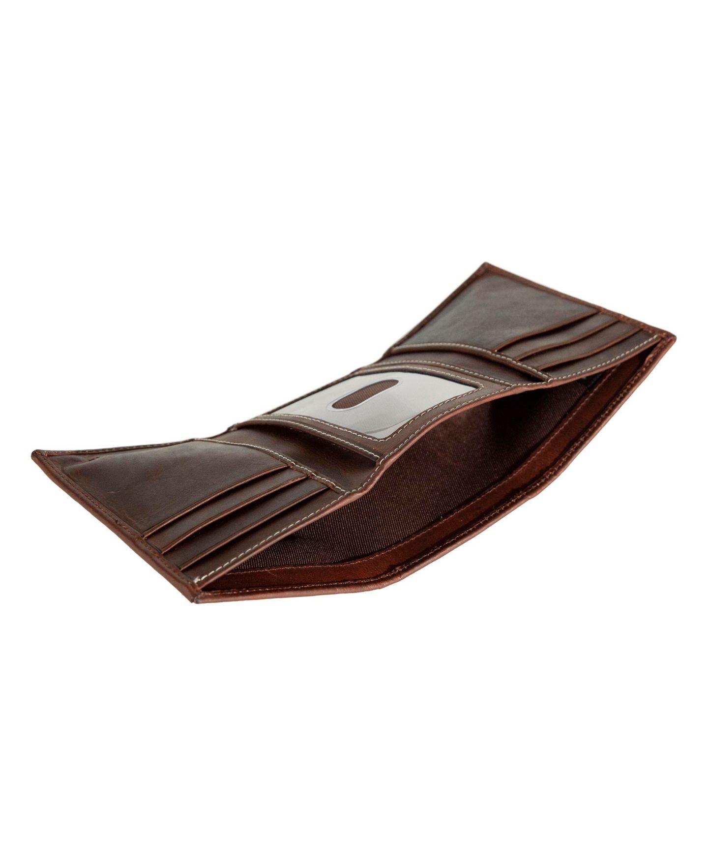 Мужской кошелёк Lucky Brand Western Embossed Leather Trifold Wallet — фото 7