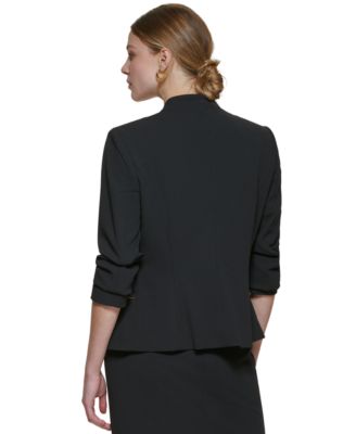 Women's Asymmetrical Open-Front Blazer