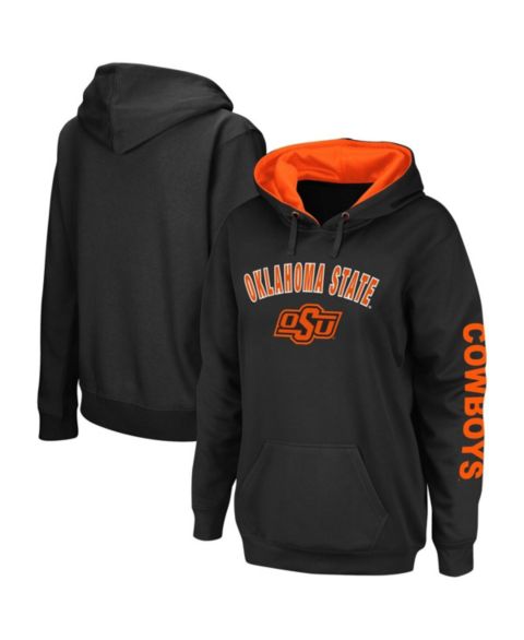 Женское худи Colosseum Black Oklahoma State Cowboys Loud and Proud Pullover