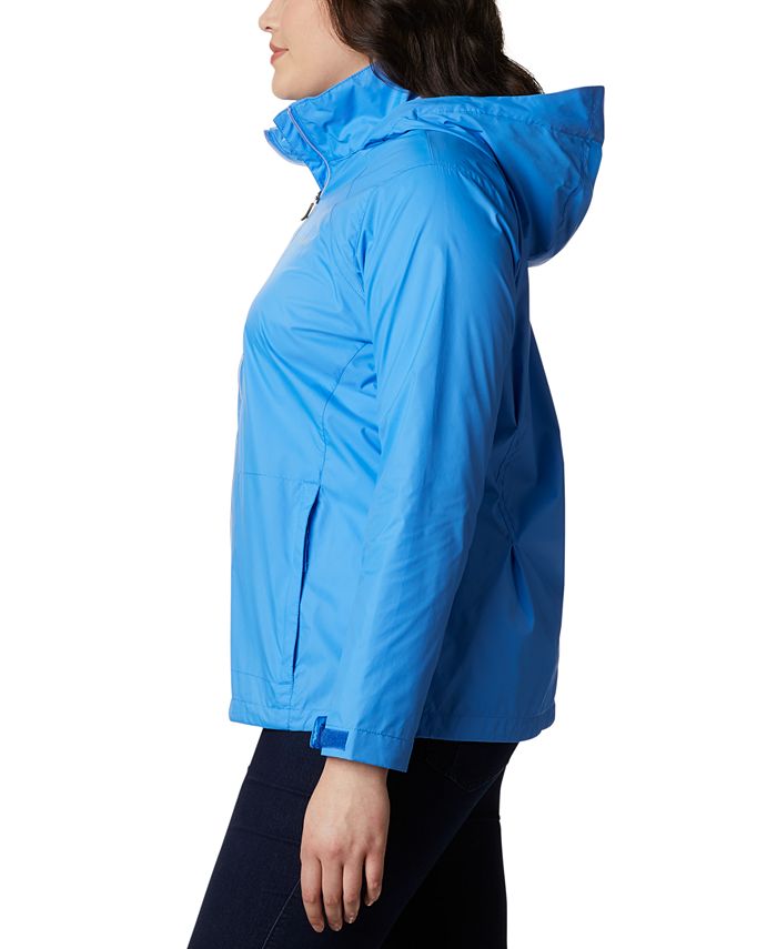 Columbia Womens Switchback Rain Jacket Purple Size 3x