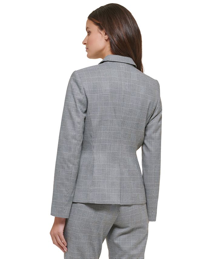 Tommy Hilfiger Women's Suit Separate Business Blazer Gray Size 16