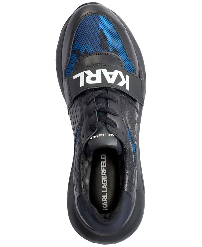 KARL LAGERFELD PARIS Karl Lagerfeld Men's Camouflage LaceUp Running