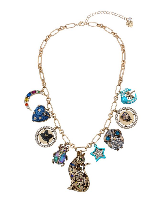 Betsey johnson charm top necklace