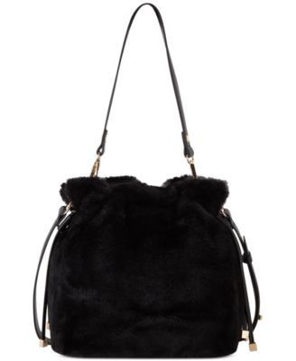 I.N.C. International Concepts - Binxee Faux Fur Bucket Bag