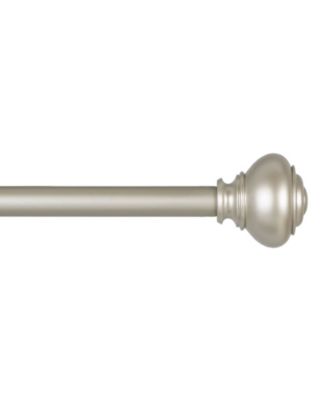 Markel 1" Adjustable Window Curtain Rod and Finial 22 Piece Set, 36"-72"