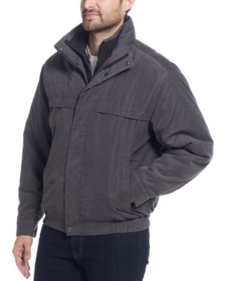 Men's Microfiber Poly Filled Bomber Jacket