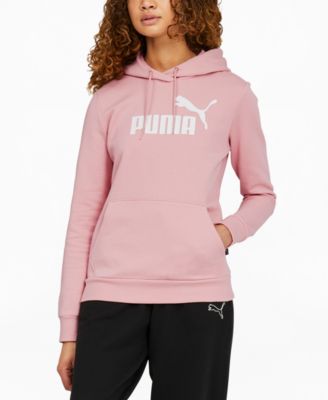Puma Women's Logo Hoodie, Small, Cotton Black