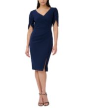 Macy's navy blue formal dress top