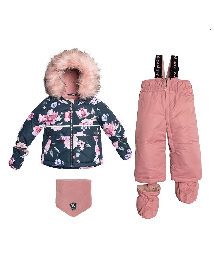 Macy's baby discount girl snowsuit