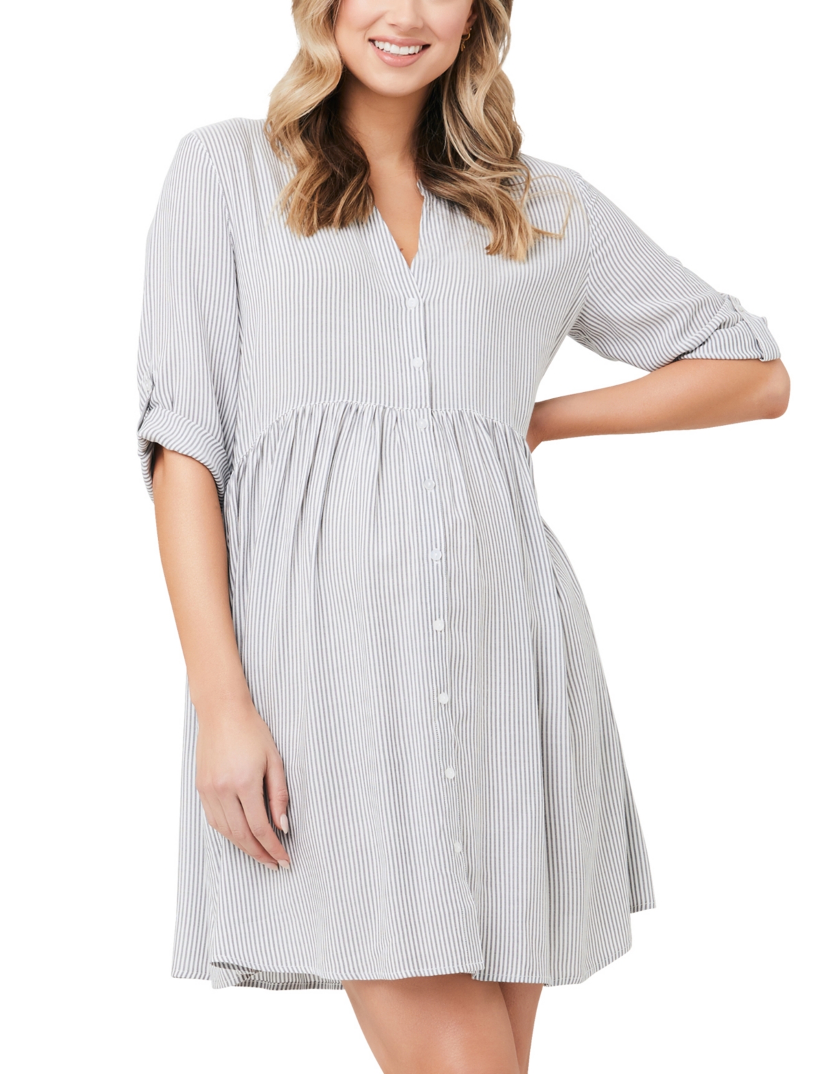 RIPE MATERNITY MATERNITY SAM ST SHIRT DRESS