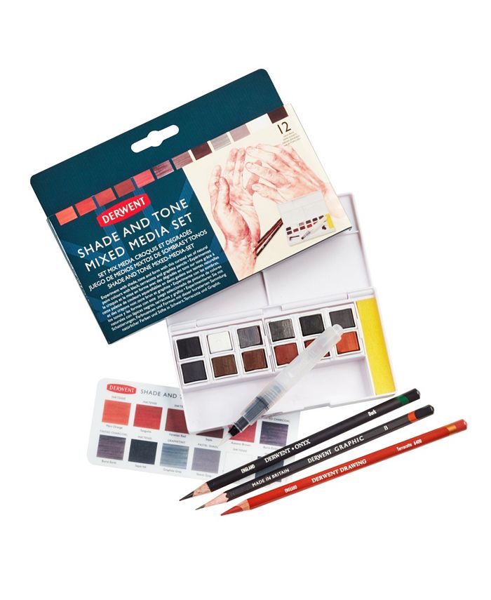 Derwent Shade and Tone Mixed Media 17 Piece Color Set Macy's