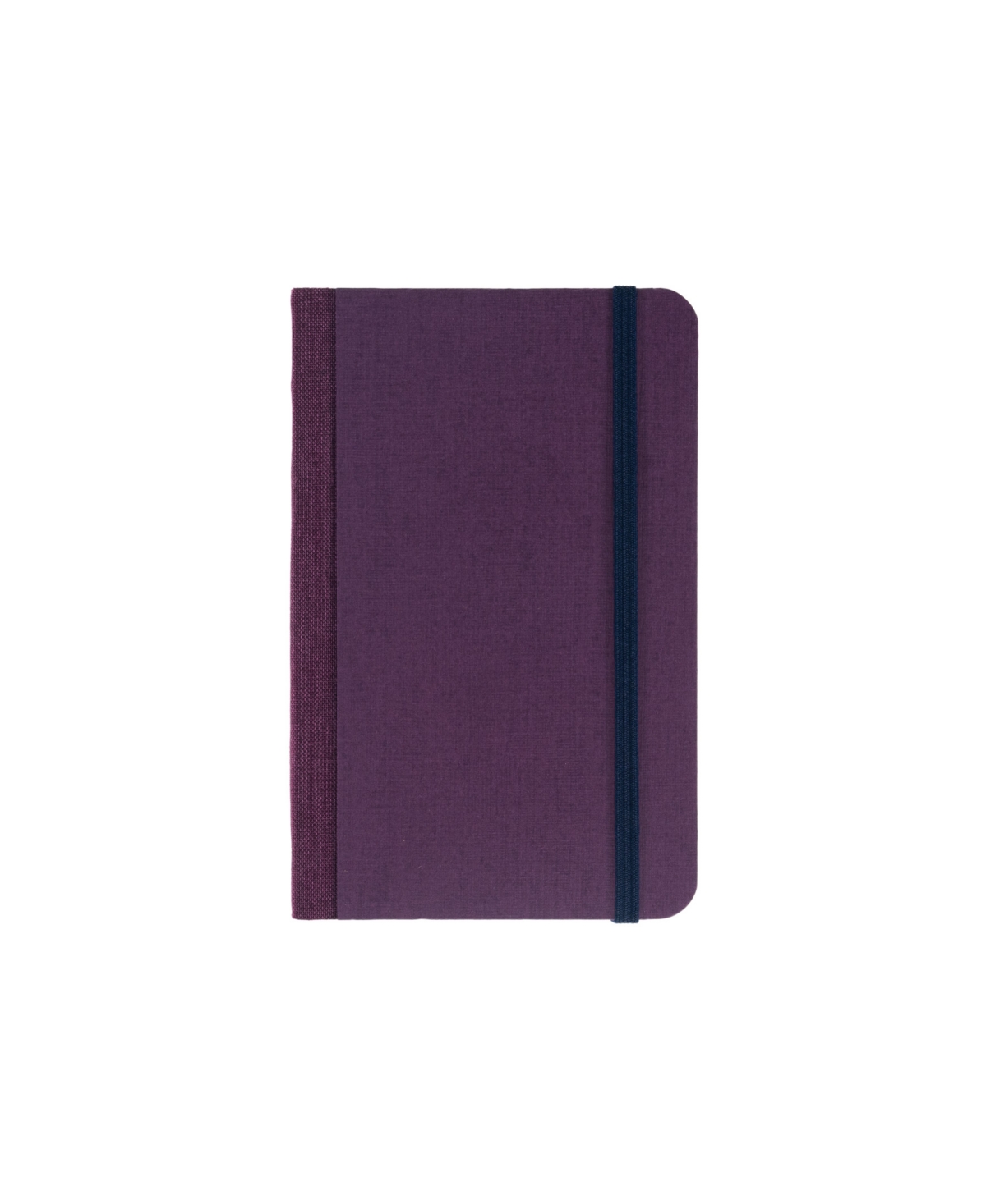 Ecoqua Plus Fabric Bound Lined Notebook, 3.5" x 5.5" - Red