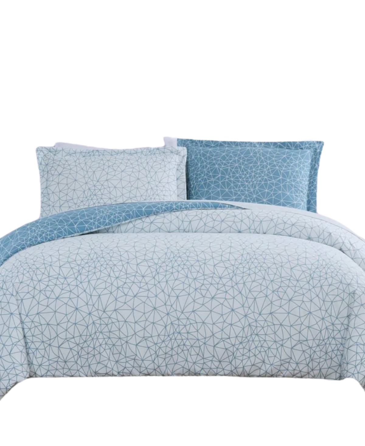Southshore Fine Linens Geometric Maze Down Alternative 3 Piece Comforter and Sham Set,