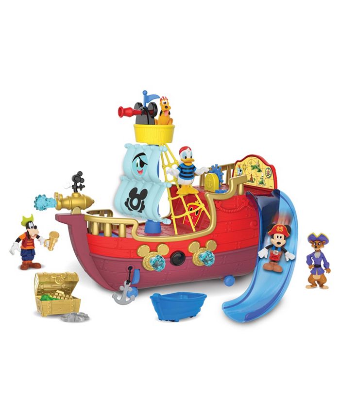 Mickey Mouse Pirate Ship Set, 15 Piece - Macy's